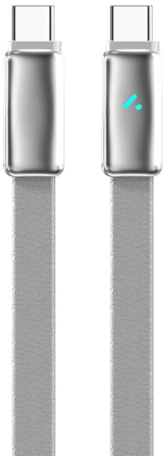 Кабель Colorway Type-C - Type-C (ultra-thin) (PD Fast Charging 100W) 5А 1м Gray (CW-CBPDCC100-GR)